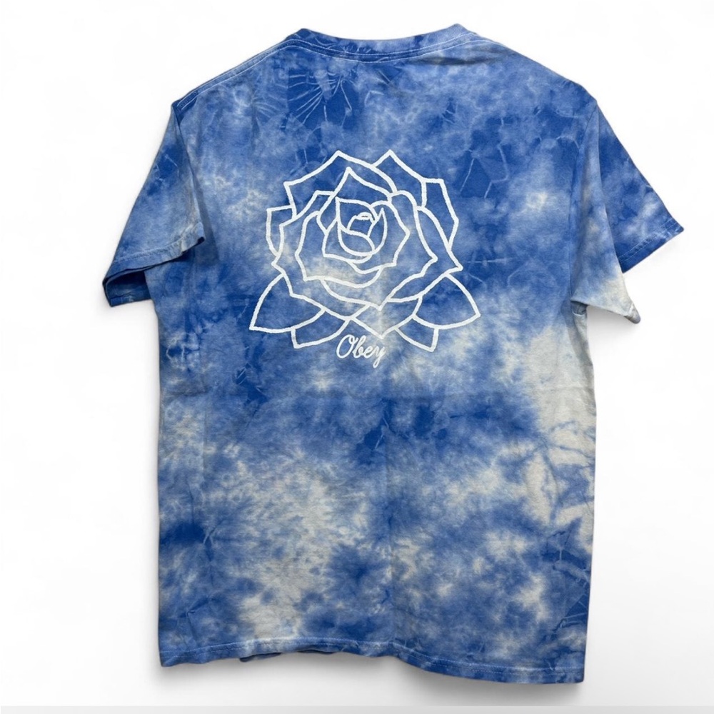 Obey Sky Blue Tie-Dye Tee